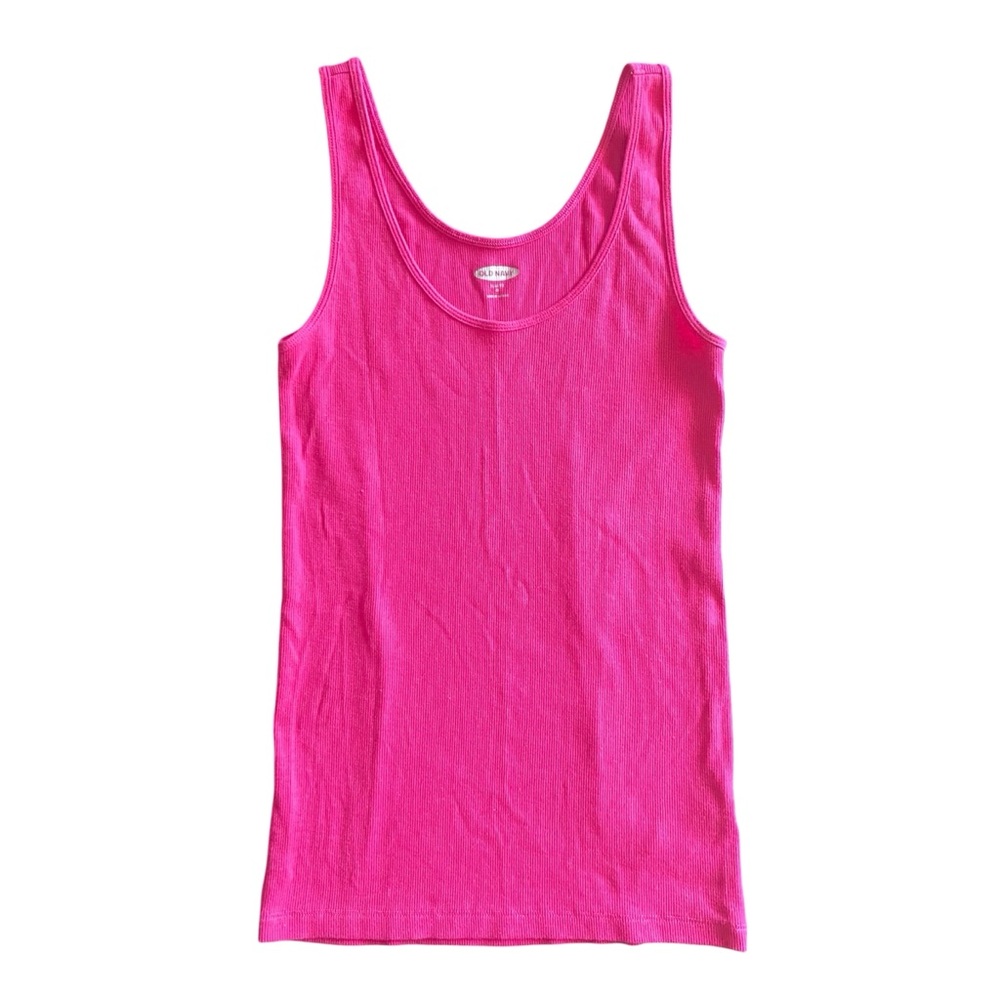 Old Navy Pink Women's Slim Fit Tank Top Size M
